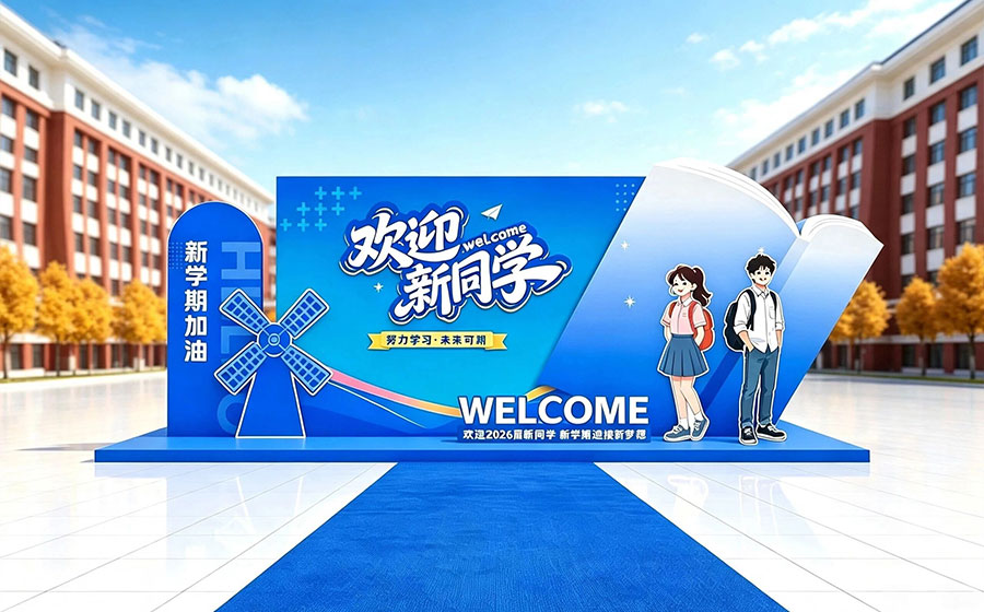 西安开学活动物料设计