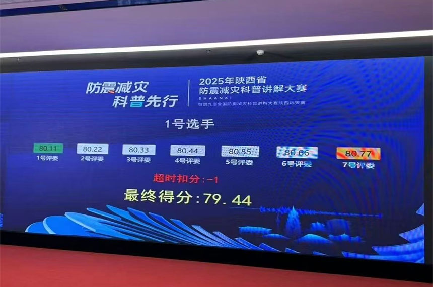 2025年陕西省防震减灾科普讲解大赛